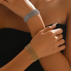 Bracelet Aveline 14K Gold Plated. Silver & Gold