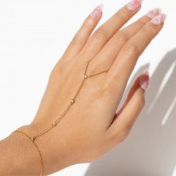 Bracelet Aiko 18k White Gold plated