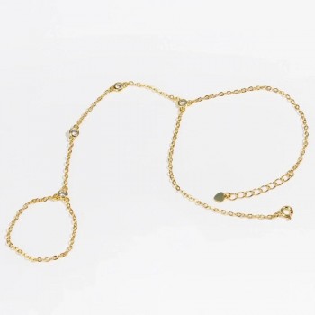 Bracelet Aiko 18k White Gold plated