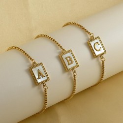 Bracelet Fashion Letter 18K Gold plated