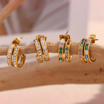 Earrings Azura 18K Gold Plated