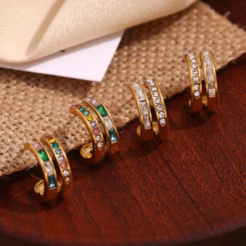Earrings Azura 18K Gold Plated