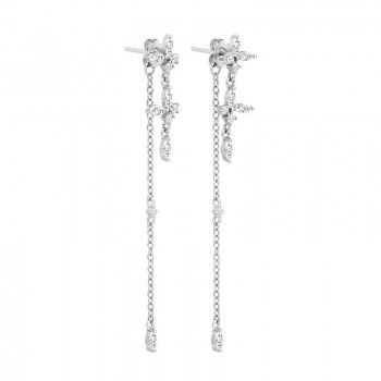 Long earrings Neli 18K Gold plated