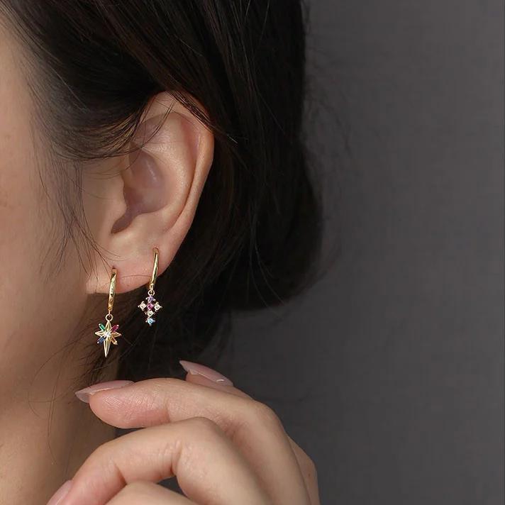 Earrings Sylviane – Sterling Silver 925