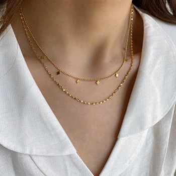 Necklace Guinevere 18K Gold plated