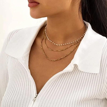 Necklace Zuleika 14K Gold plated