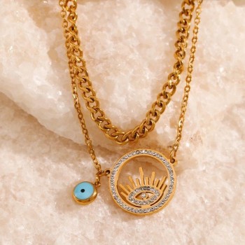 Necklace Kalyne 18k Gold plated