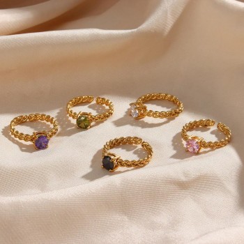  Ring Noema 18K Gold Plated