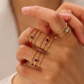 Ring Yrené 18k gold plated
